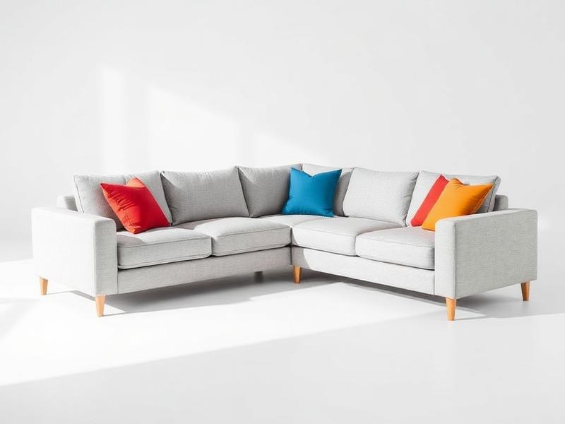 Canapé moderne 5 places en tissu