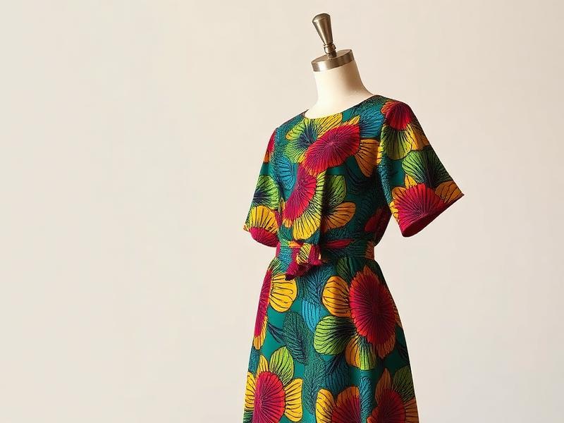 Robe en pagne wax — Confection sur mesure
